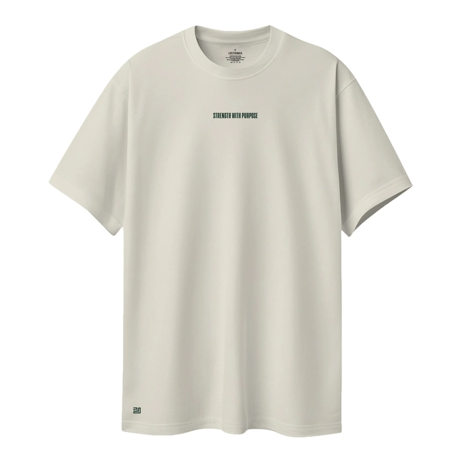 Camiseta Regular Fit P25 - Marfil