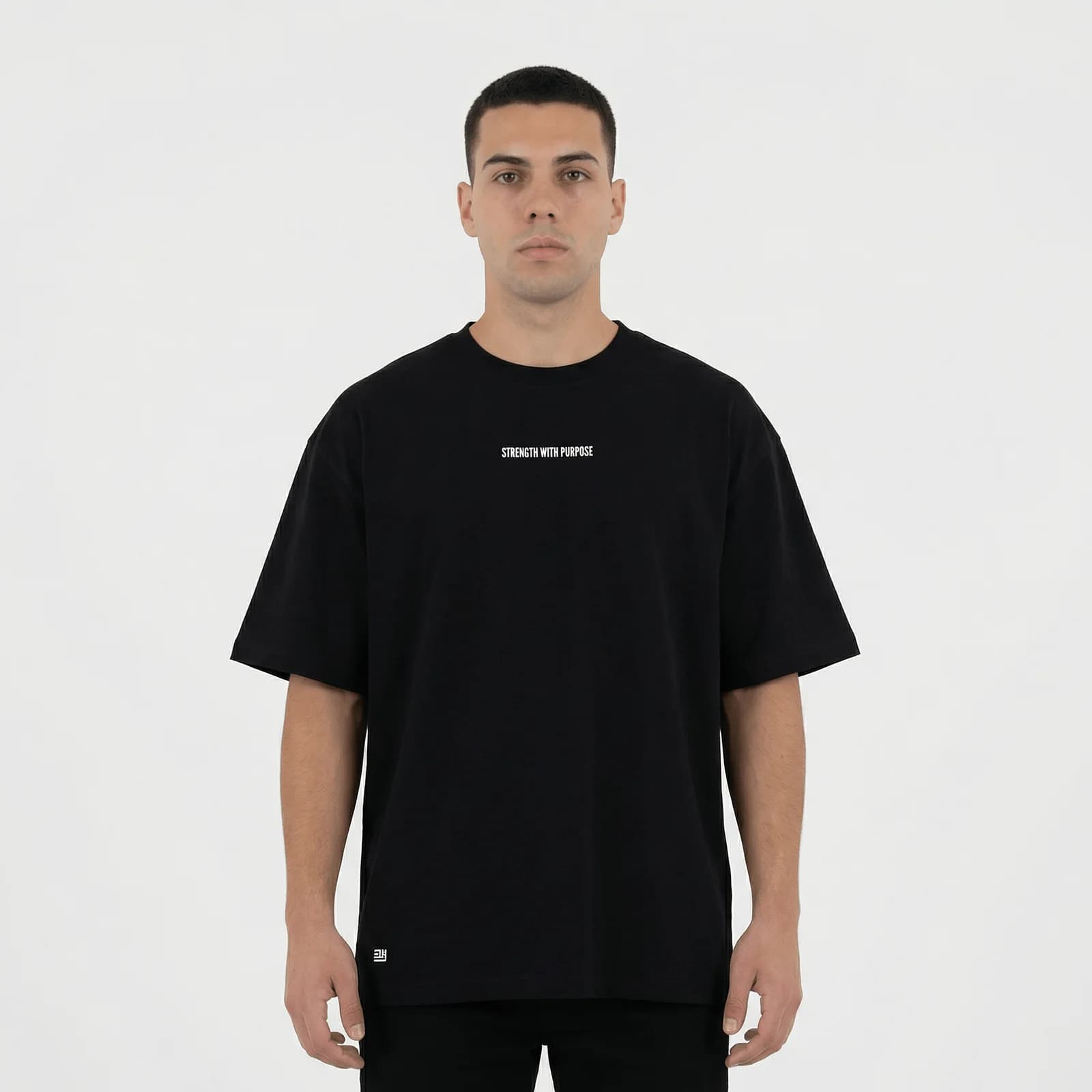 Camiseta Oversize P25 - Negro